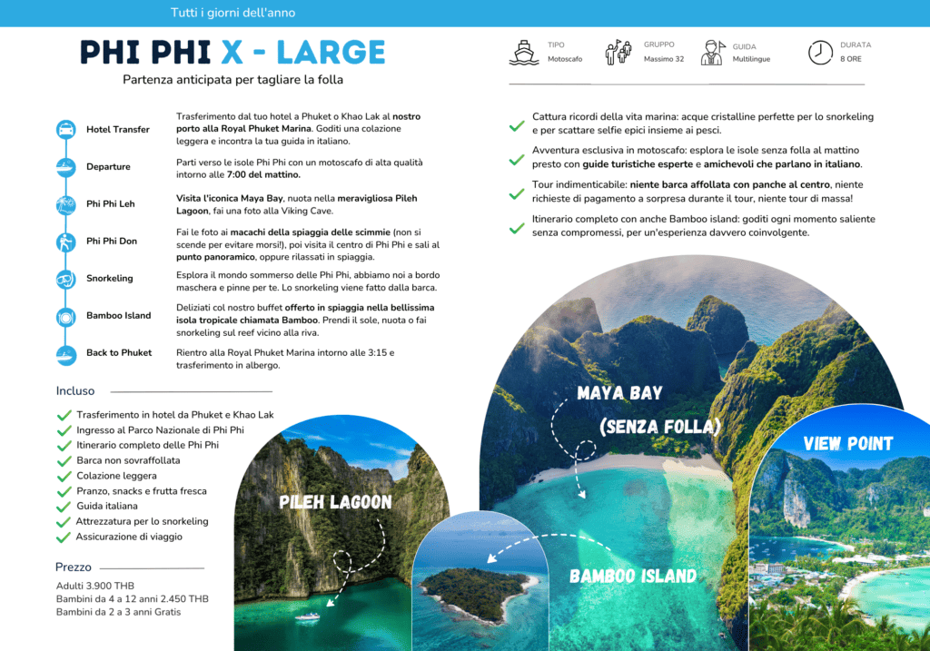 Tour isole Phi Phi Islands