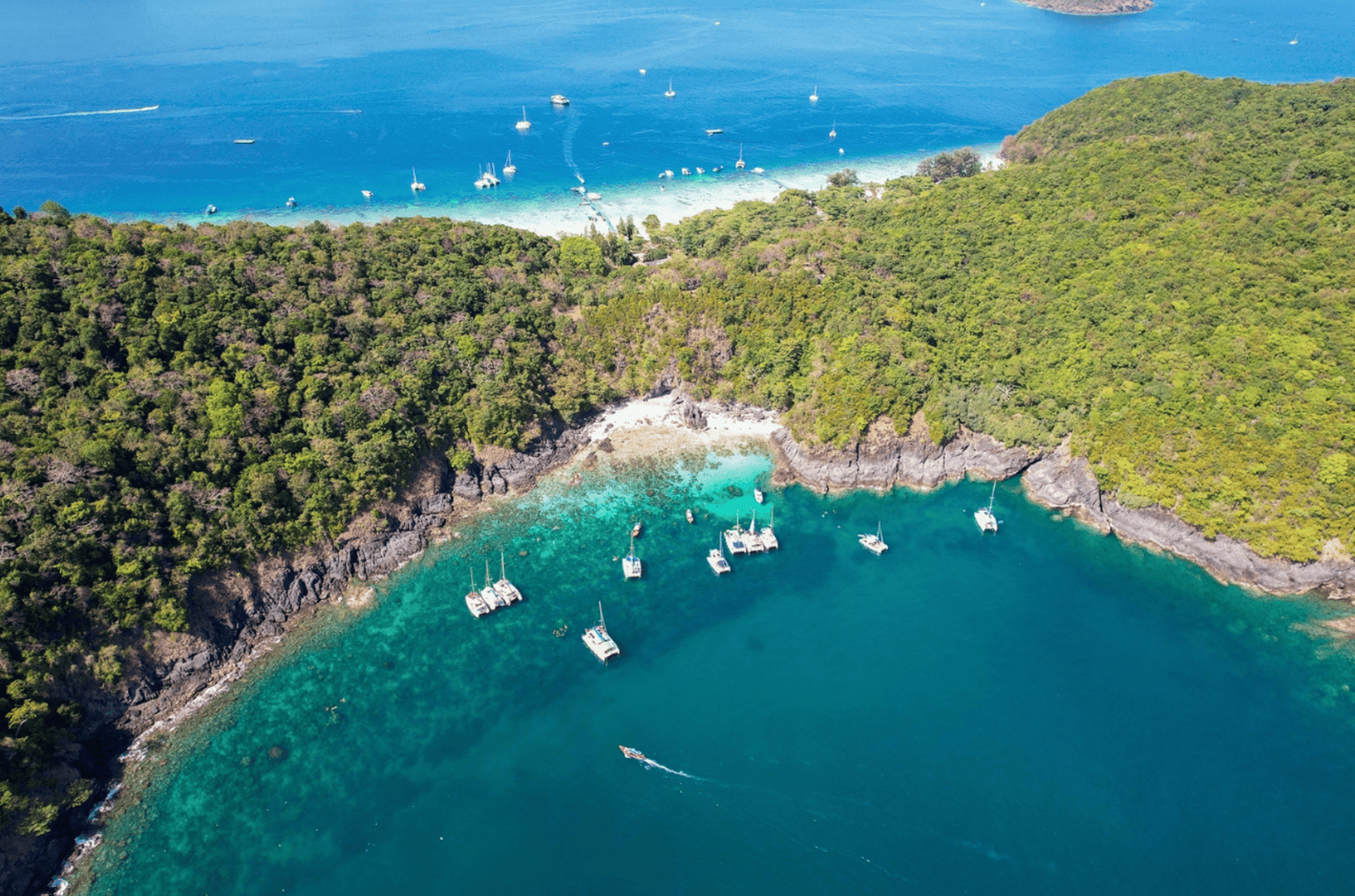 Tour in catamarano Racha e Coral Island Tour in catamarano Racha e Coral Island