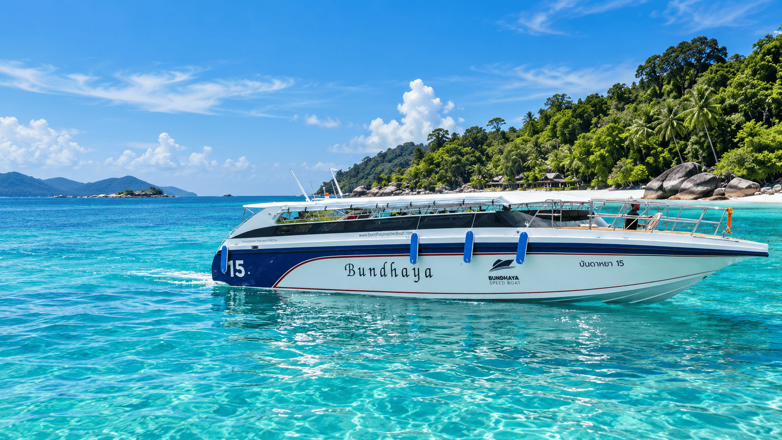 Trasferimento in motoscafo Bundhaya tra Phuket e Koh Lipe