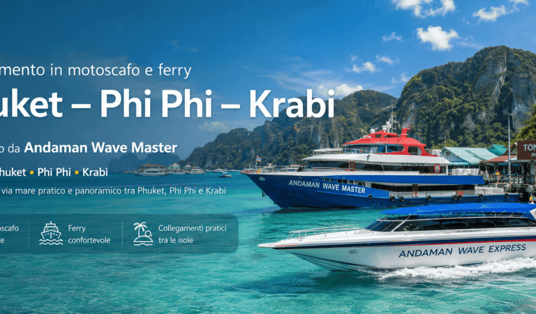rotta phi phi phuket italiano